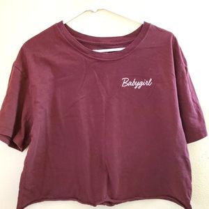 3/$15 ☆☆☆ Babygirl Crop Top